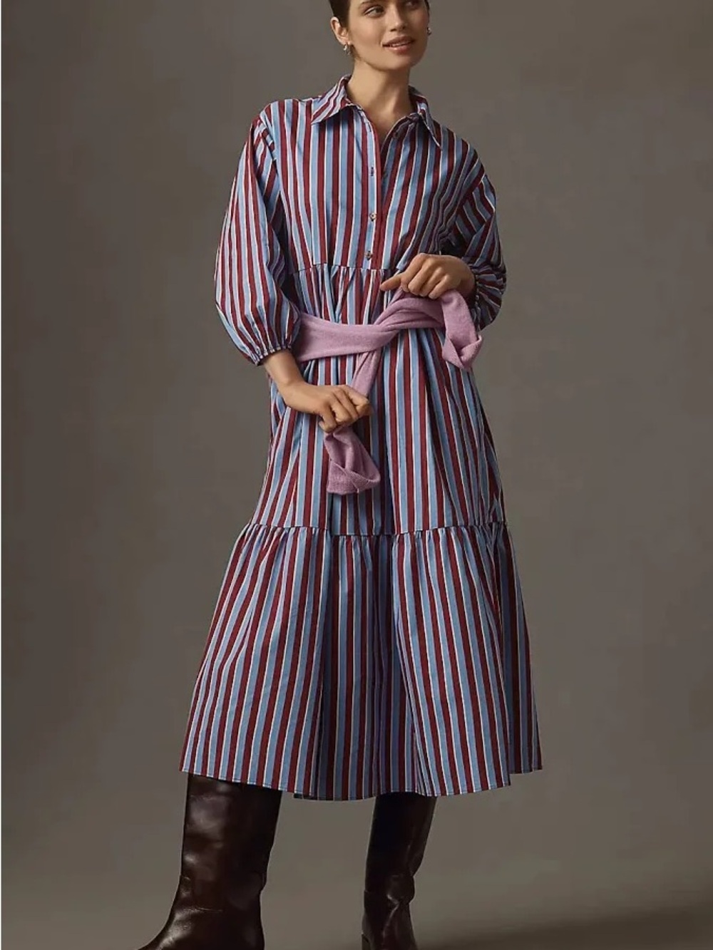 EUC ANTHROPOLOGIE Maeve Bettina Midi Dress